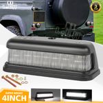 12v White Rear Number Plate Light Lamp For Land Rover 88 109 90 110 130 Defender