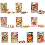 IWAKO Japanese Puzzle Eraser Novelty Rubbers Blister Set - Food Collections