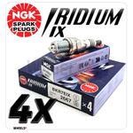 NGK IRIDIUM SPARK PLUGS x 4 - BKR7EIX / STOCK CODE 2667