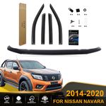 Bonnet Protector Guard Wind Deflector For Nissan Navara NP300 15-20 Accessories