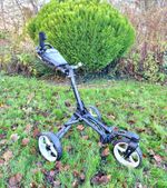 Caddytek CaddyLite Auto+360 Golf Trolley Auto-Fold  Swivel Wheel - Dark Grey