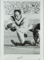 Billy Boston Former Wigan & England In Action Certified Signed Photograph