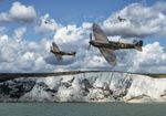 Spitfires over dover cliffs canvas print  various sizes free delivery