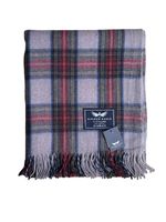 Wool Stewart Dress Tartan Check Blanket Rug Red Green Blue Warm The Golden Eagle