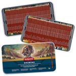 Derwent Drawing Pencils, Set of 72 in Tin, 5mm Round Core, Premium Core Strength