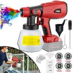 Cordless Paint Sprayer for Milwaukee 18V Batteries 200W Electric Paint Spray Gun
