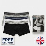 Men's Emporio Armani Underwear 3 Pack Shorts Boxer Trunks S/M/L/XL