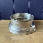 Vintage Bottle Coaster Silver Plated - Detail to Rim