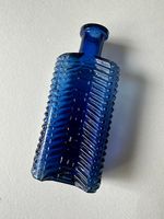2oz Herringbone or Foulston's Crescent Poison in Beautiful Cobalt Blue Ex Cond