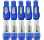 10Pcs 3 Pin Powercon Connector  Input / Output  Jack for  Light Stage  Audio ==