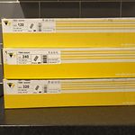 SIA 7900 Sianet Sanding Strips 120 240 320 Grit, 70x420 mm, 150pcs SIA ABRASIVES
