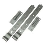 Hook and Band Hinges Galvanised 12" - 30" (Heavy Duty Gate Cranked Shed Door)