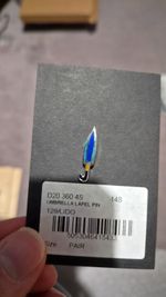 Duchamp London Metallic Coloured Lapel Pin Badge