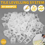 8000x 1.5mm Tile Leveling Spacer System Tool Clips Wedges Flooring Lippage Plier