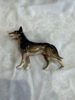 Ceramic German Shepherd Dog Figurine Alsatian Ornament Gloss Finish