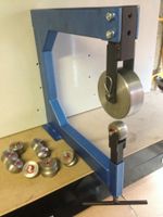 ENGLISH WHEEL WITH ANVILS ROLLERS WHEELING METAL WORKING MACHINE