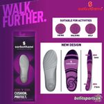 SORBOTHANE CUSH N STEP INSOLES SHOCK ABSORBENT FOOT PAIN CUSHIONED SHOE INSERTS
