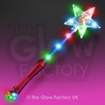 Flashing Star Wand with multi-coloured LED lights