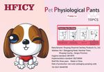 Leak Proof Disposable Female Dog Nappies Pet Incontinence Puppy Sanitary Diapers