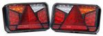 Pair of LED Rear Tail Lights Lamps For Ifor Williams Brian James Trailers