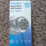 KLLOQUE K10 Plus Smart Door Lock Knob Fingerprint Keypad App Bluetooth Key
