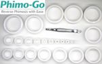 Phimosis Stretching Rings 22pc Kit 4-42mm Tight Foreskin Stretcher No Surgery