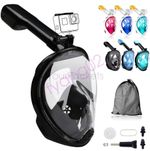 Swimming Mask Full Face Anti-fog Snorkelling Scuba Diving Mask Goggles For GoPro
