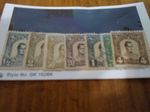 Collection lot 7 different stamps of old Colombia states - mostly Antioqua