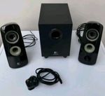 Logitech Z323 2.1 Speaker System 100V-50/60HZ 500mA Fully Working 