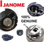 100% GENUINE JANOME & ELNA BOBBIN CASE - Black Plastic bobbin holder Original  
