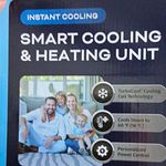 Portable Ventless Air Conditioner Heater 1600W White 110-220V Remote Timer
