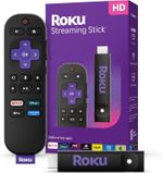 Roku Streaming Stick 2025 HD Streaming Device Purple HDMI Voice Remote 3840EU