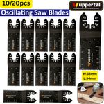 10-20PCS Oscillating Saw Blades Set Carbide  Multi Tool Blade Wood Metal Cutter