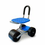 Garden Work Seat with Wheels Foldable for Weeding, Seniors
