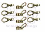 50 X Captive Ring For Track Surface Rail Unwin Horsebox Trailer Truck Van Stable