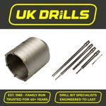 TCT CORE DRILLS 30-150mm & ADAPTORS FOR CONCRETE, MASONRY AND BRICK