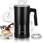 4-in-1 Electric Milk Frother & Warmer Automatic Hot Cold Foam Coffee Latte Choc