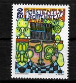 Lichtenstein 1993: Hundertwasser, MNH