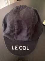 Le Col Black Cycling Cap Unisex One Size Road Bike Hat White Logo
