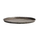 Large Iron Tray Extra Recycled Round by Madam Stoltz