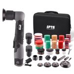 SPTA Mini Car Polisher Buffer Cordless Polishing Machine 1"2"3" Polishing Pads