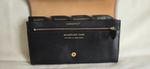 Vintage Smythson Bond Street Black Leather Travel Wallet Passport Document Case