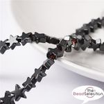 PREMIUM QUALITY STAR HEMATITE BEADS 6mm 65 per bag HEM29