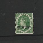 Saint Lucia 1881 HALFPENNY opt MM SG 23