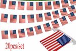USA 33ft – Bunting Banner  Stars & Stripes Team USA 20 XL Flags