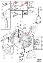 Uprated VOLVO Automatic Gearbox O Rings & Washer 1233068 x2 30735186 30713220