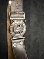 Vintage Boy Scout Leather Belt Official Scout Clasp Pattern Be Prepared
