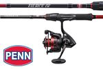 Penn Fierce IV Labrax Spinning Combo Saltwater Rod + Reel Spin Fishing