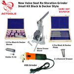 New Valve Seat Re Storation Grinder 230v 50Hz Small Kit Black & Decker Style UK