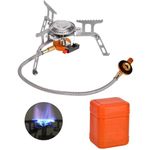 Portable Compact Gas Stove - Outdoor Cooking Burner for Camping Fishing Picnic